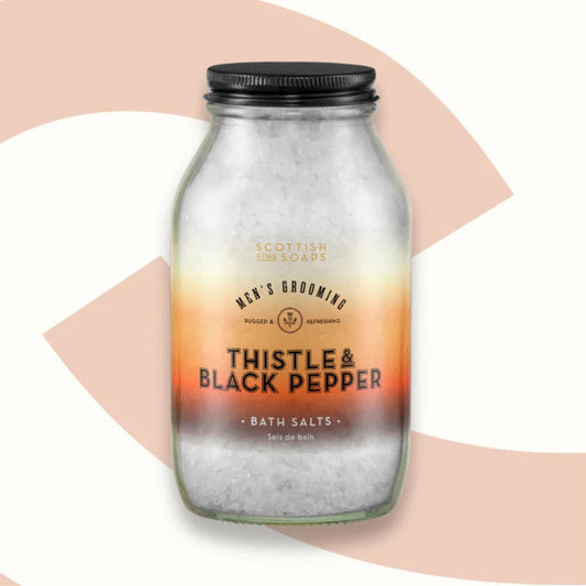 Scottish Fine Soaps | Thistle & Black Pepper Bath Salts