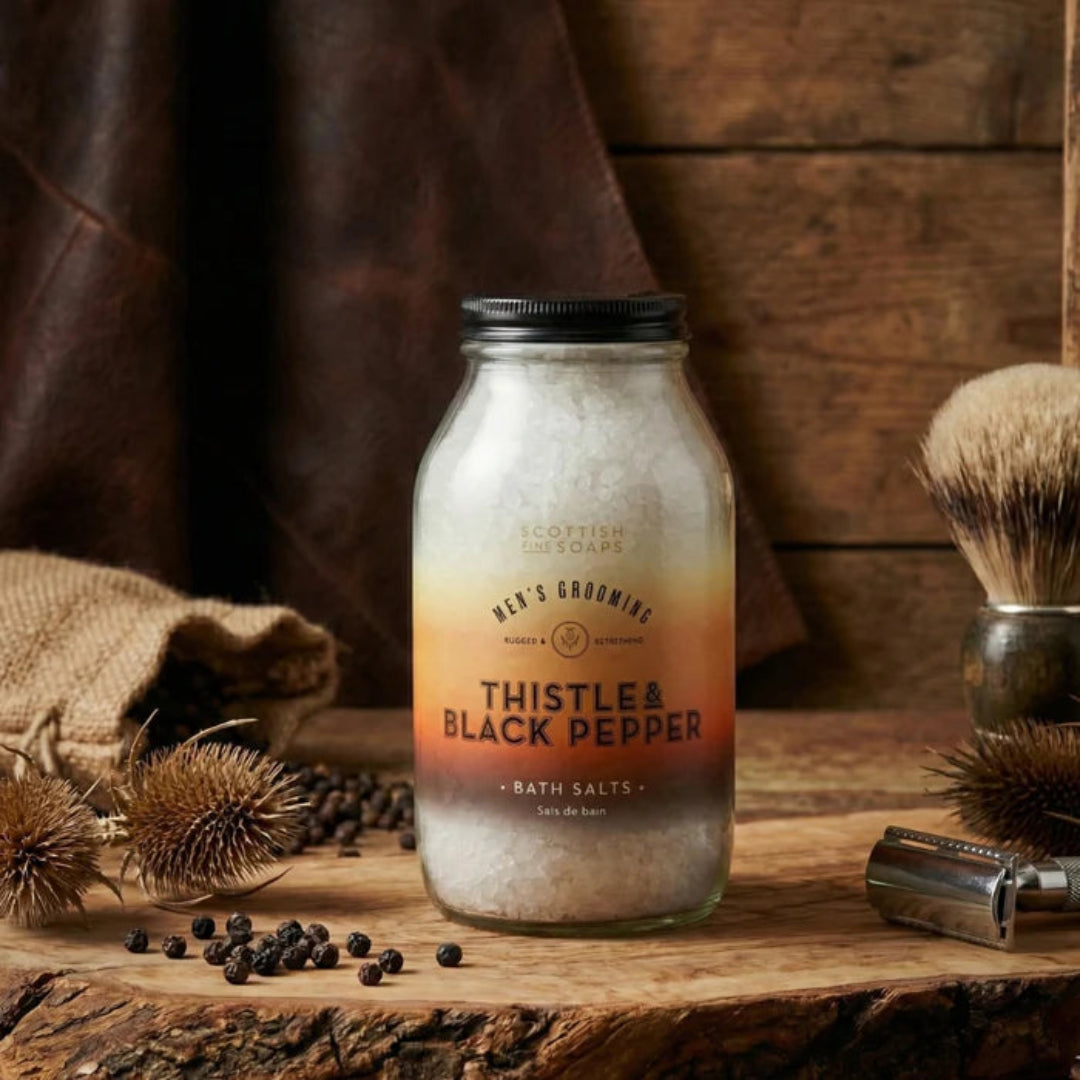 Scottish Fine Soaps | Thistle & Black Pepper Bath Salts
