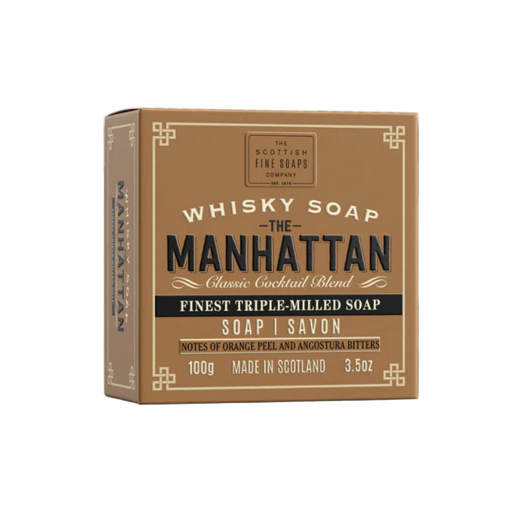 Scottish Fine Soaps | Whisky Cocktail - The Manhattan Soap 100g