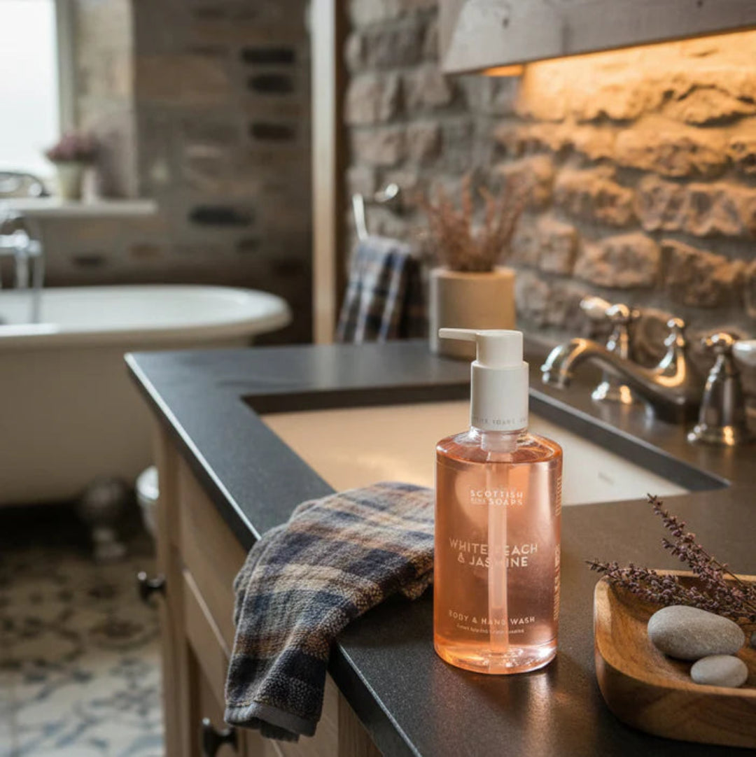 Scottish Fine Soaps | White Peach & Jasmine Body & Hand Wash