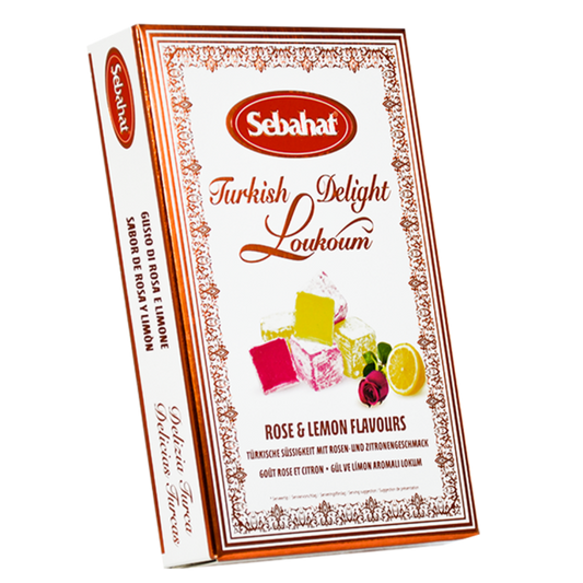 Sebahat | Rose & Lemon Turkish Delight 200g