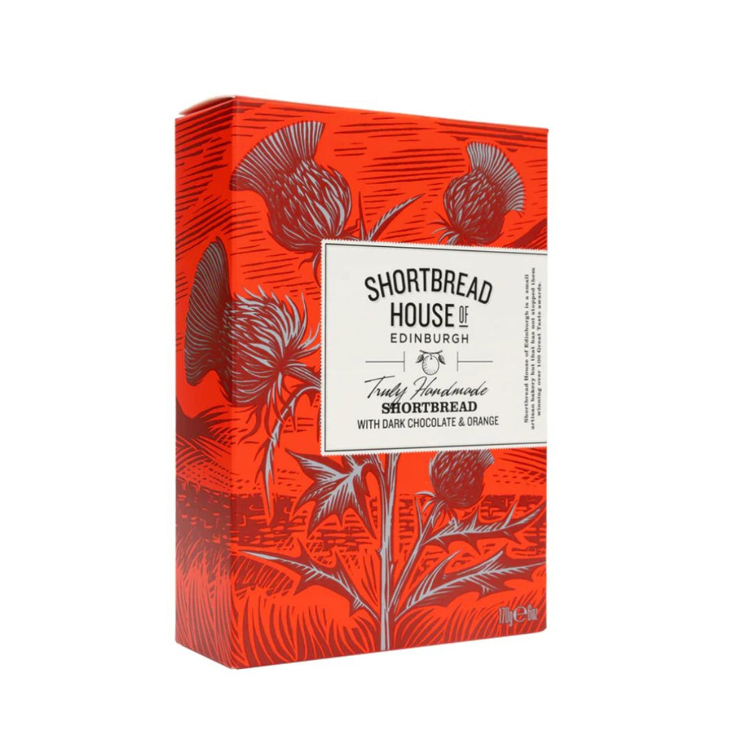 Shortbread House of Edinburgh | Shortbread with Rich Dark Chocolate & orange 170g