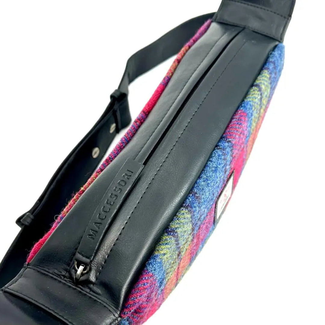 Harris Tweed | Sling Bag | Blue/Pink Check