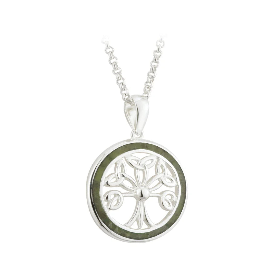 Solvar | Connemara Marble Tree of Life Pendant