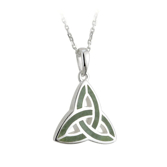 Solvar | Connemara Marble Trinity Knot Pendant
