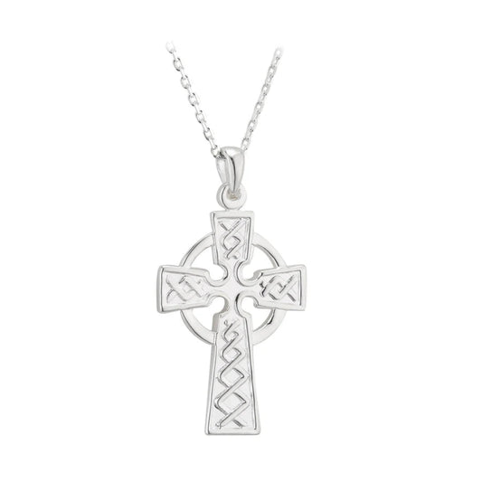 Solvar | Double Sided Celtic Cross Pendant