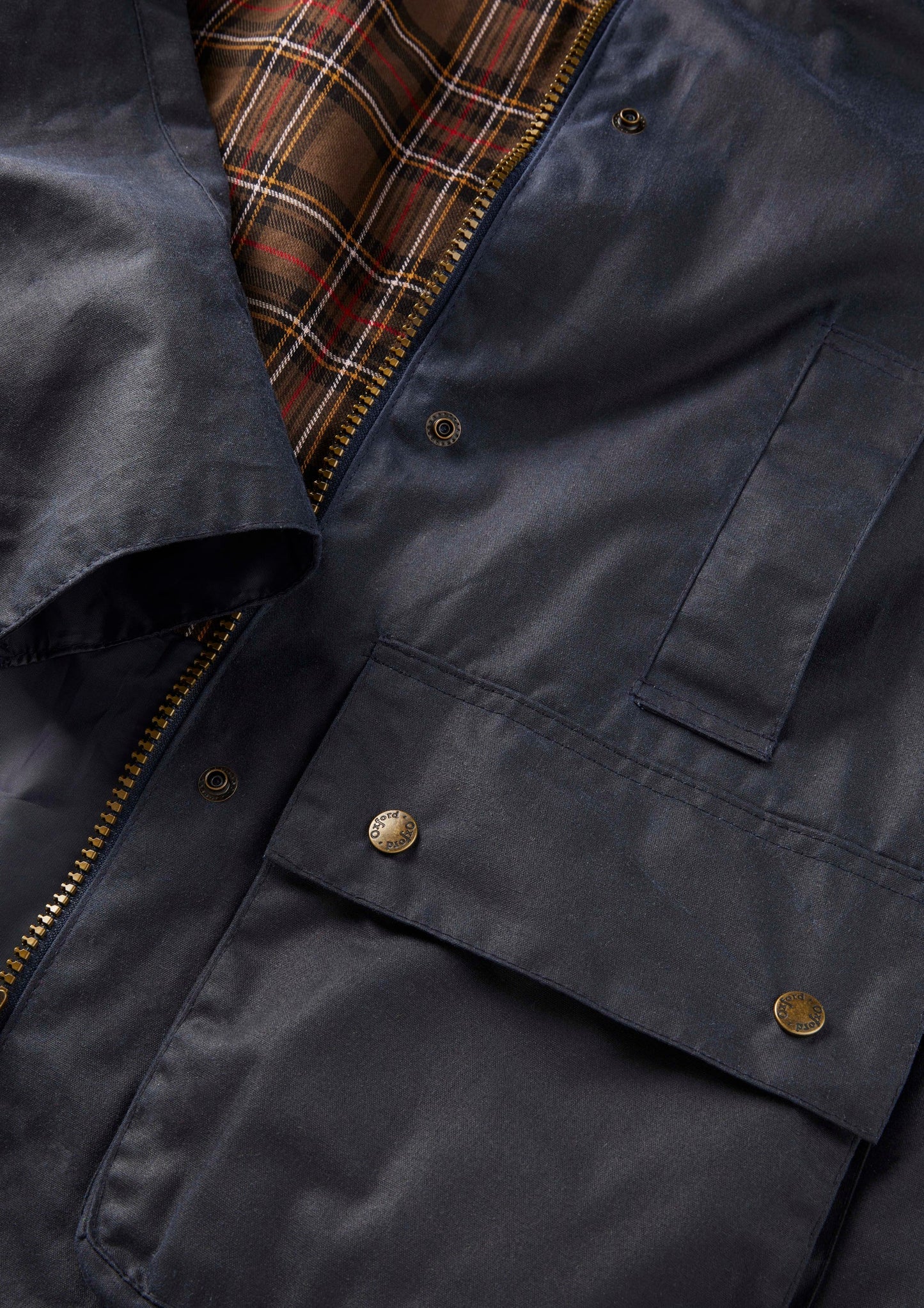 Oxford Blue | Countryman Waxed Cotton Jacket - Navy