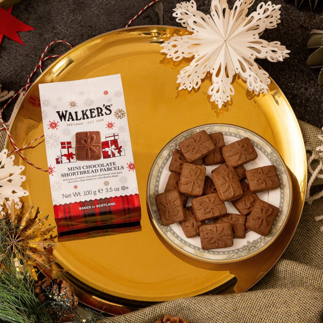 Walker's | Chocolate Shortbread Mini Parcels -100g