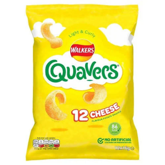 Walkers | Cheese Quavers 12pk