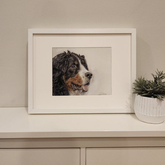 Crystal Clarke | Bernese Mountain Dog Fine Art Giclee Print