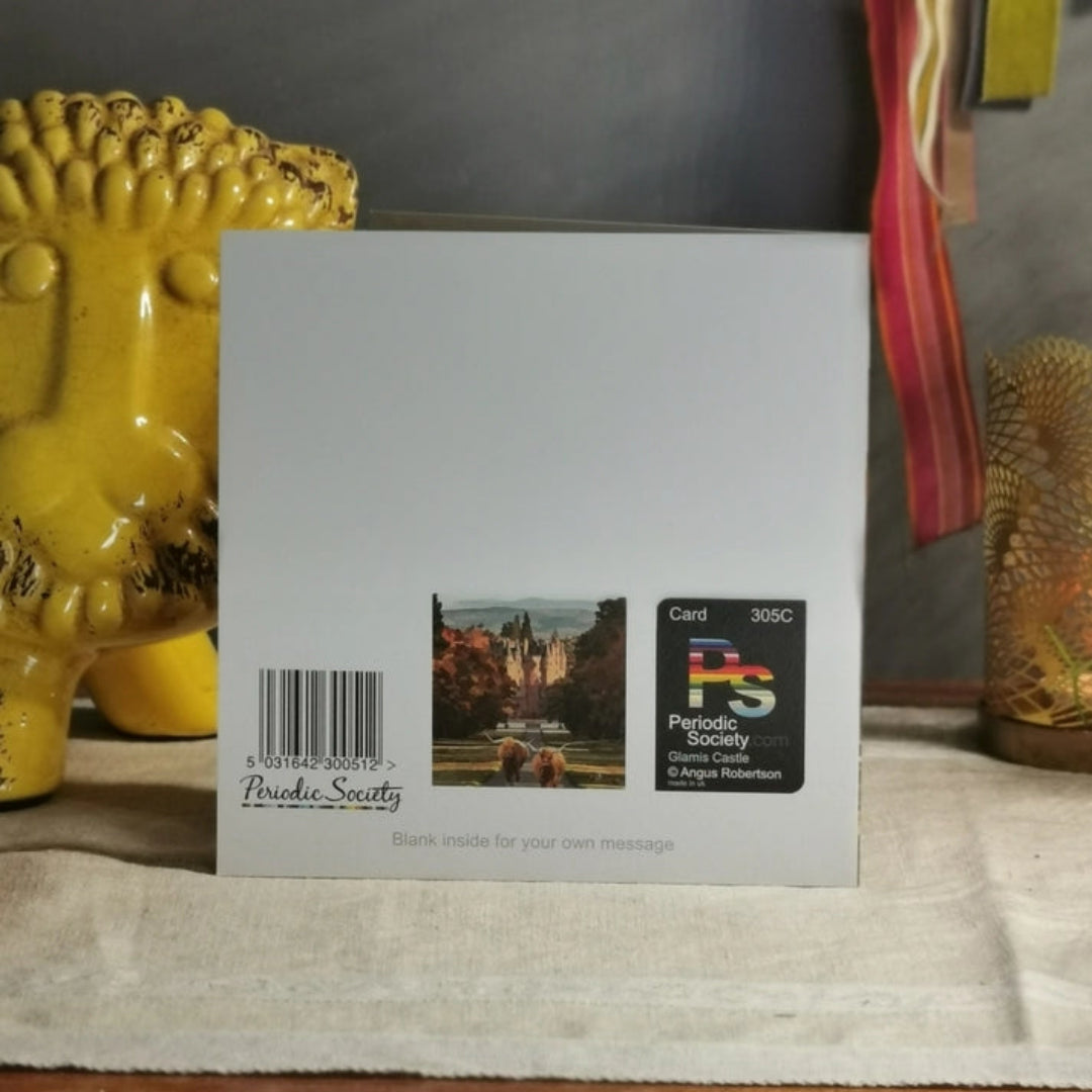 Periodic Society | Glamis Castle Greeting Card