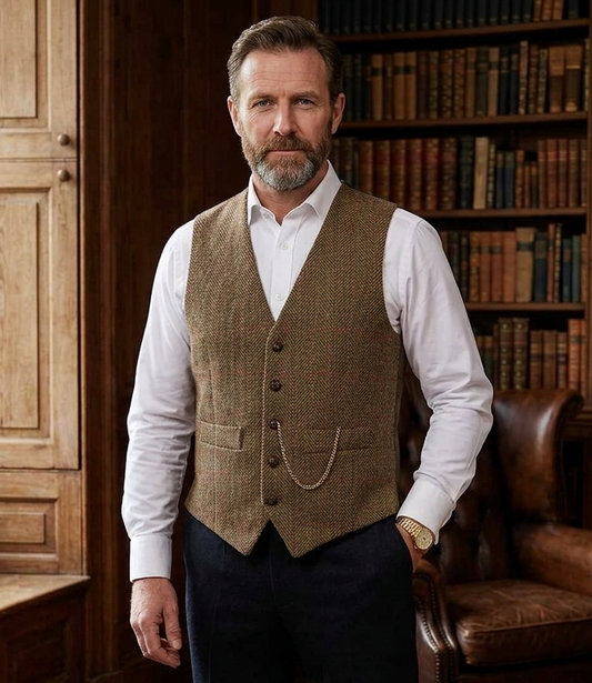 Bucktrout | Iain Harris Tweed Vest