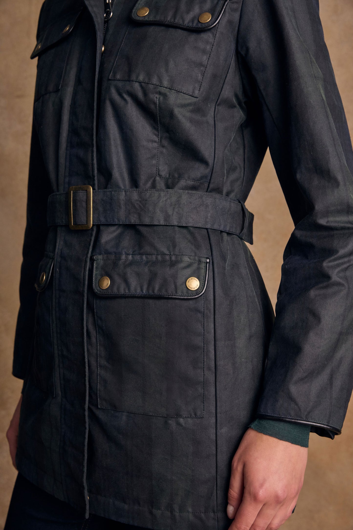 Jack Murphy | Orla Waxed Cotton Jacket - Blackwatch