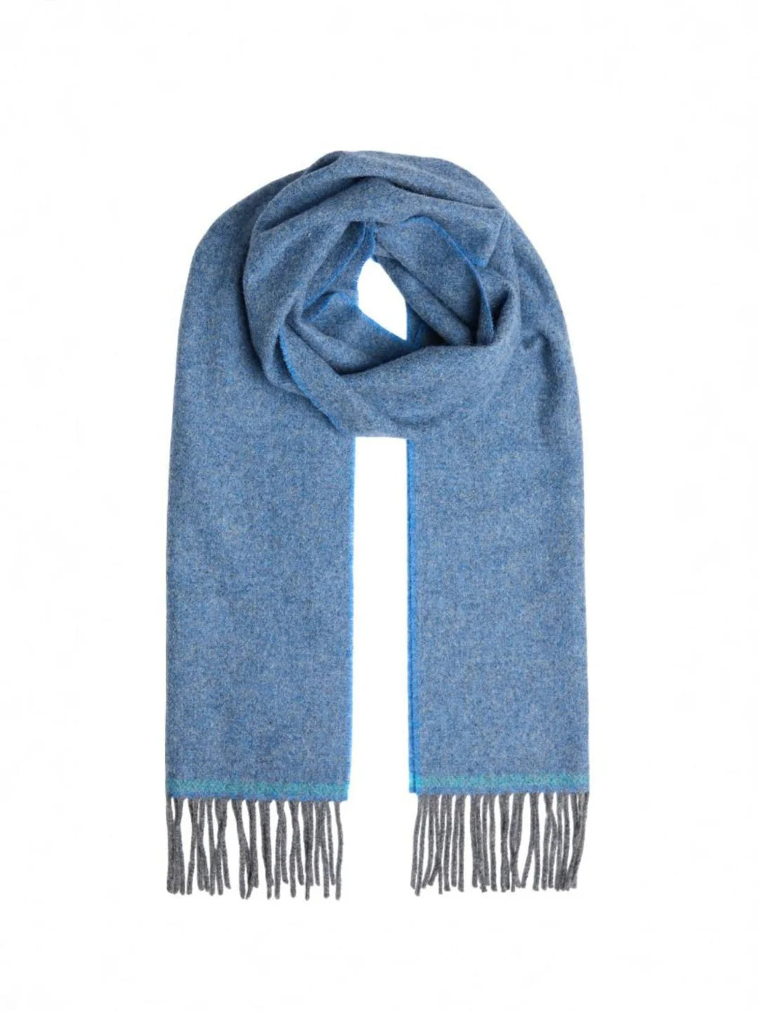Foxford Woollen Mills | Lambswool Scarf - Cornish Blue