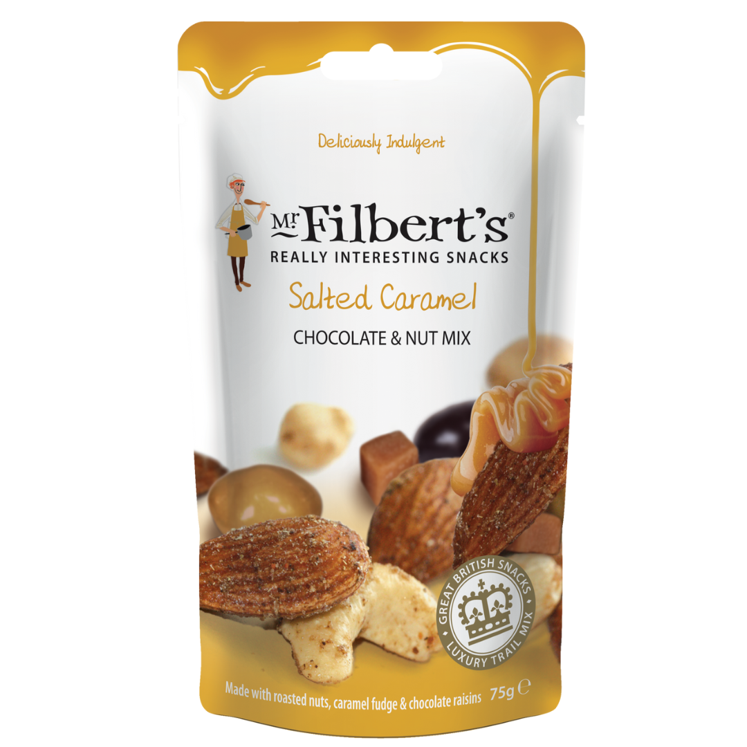 Mr. Filbert`s | Salted Caramel Chocolate & Nut Mix 75g – The Scottish ...