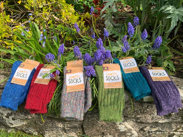 Grange Craft | Country Socks Grey Fleck