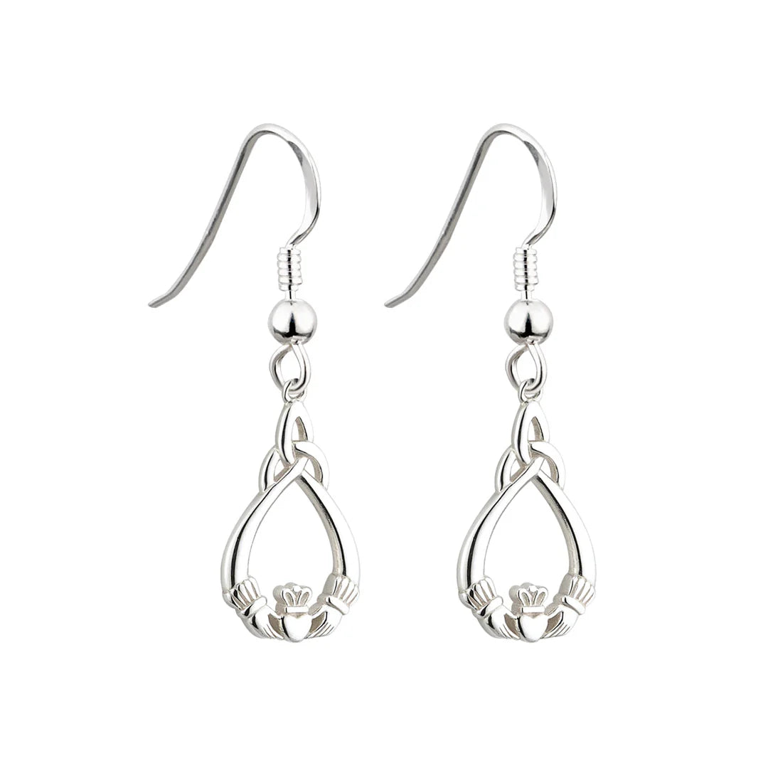 Solvar | Claddagh Drop Earrings