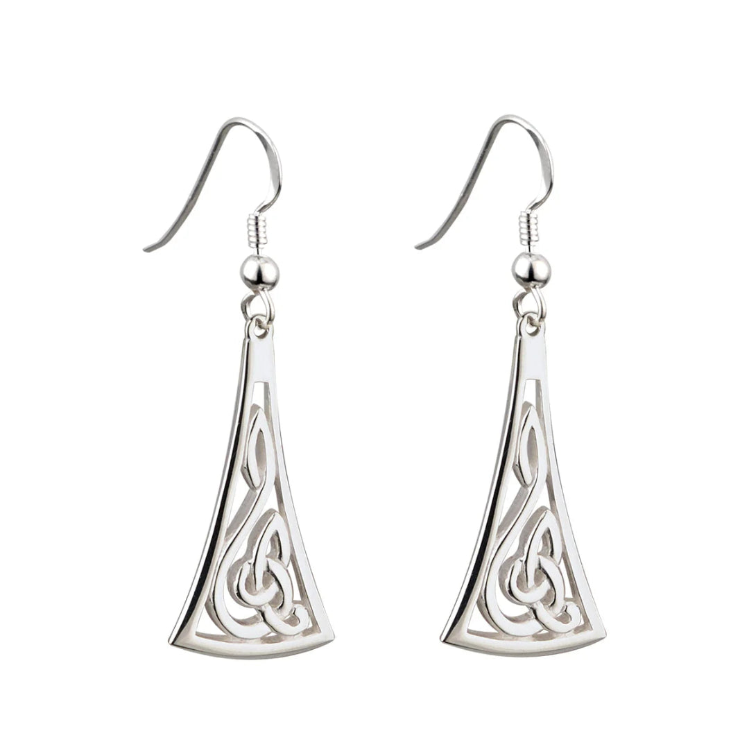 Solvar | Celtic Drop Earrings - Long