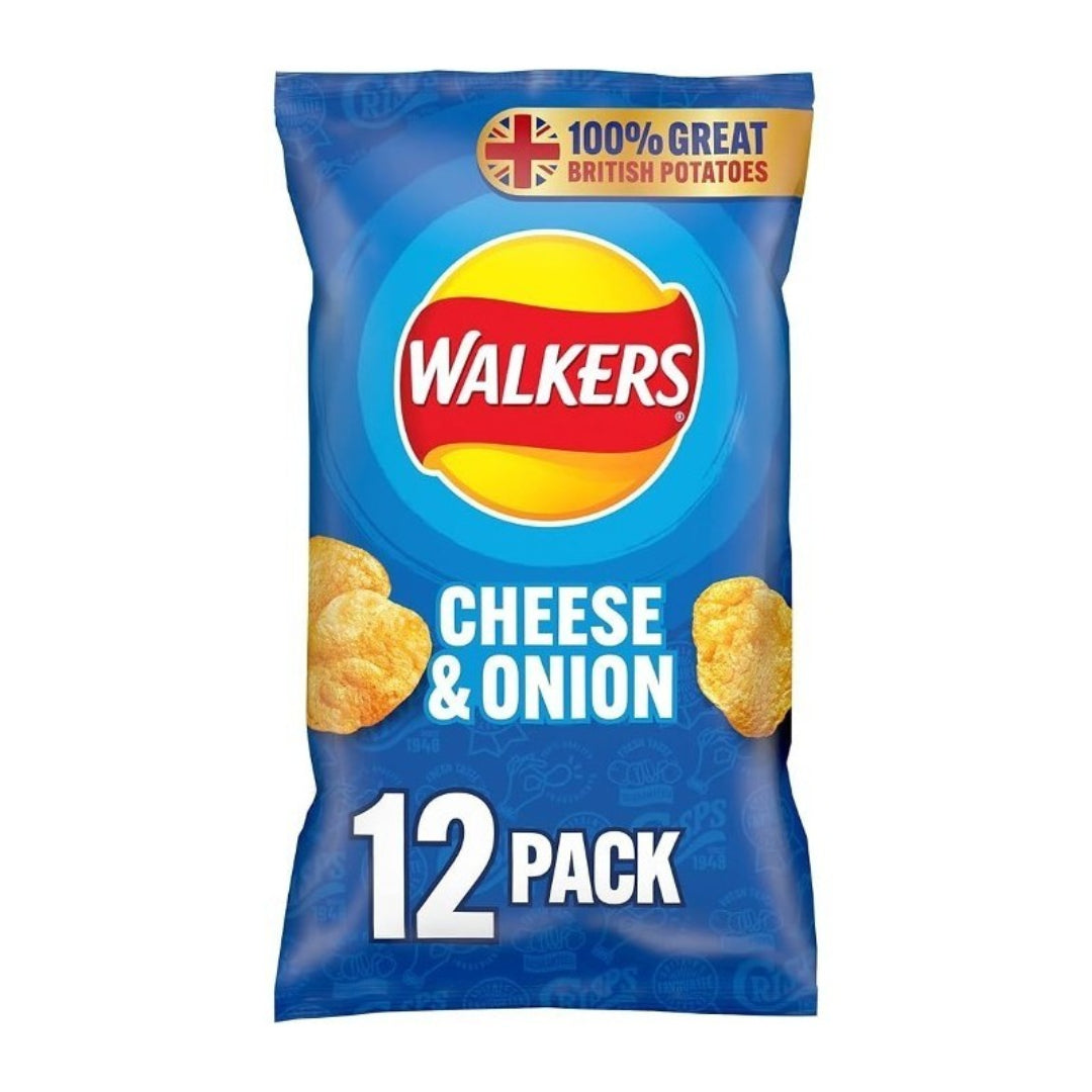 Walker's |  Cheese & Onion Crisps - 12pk