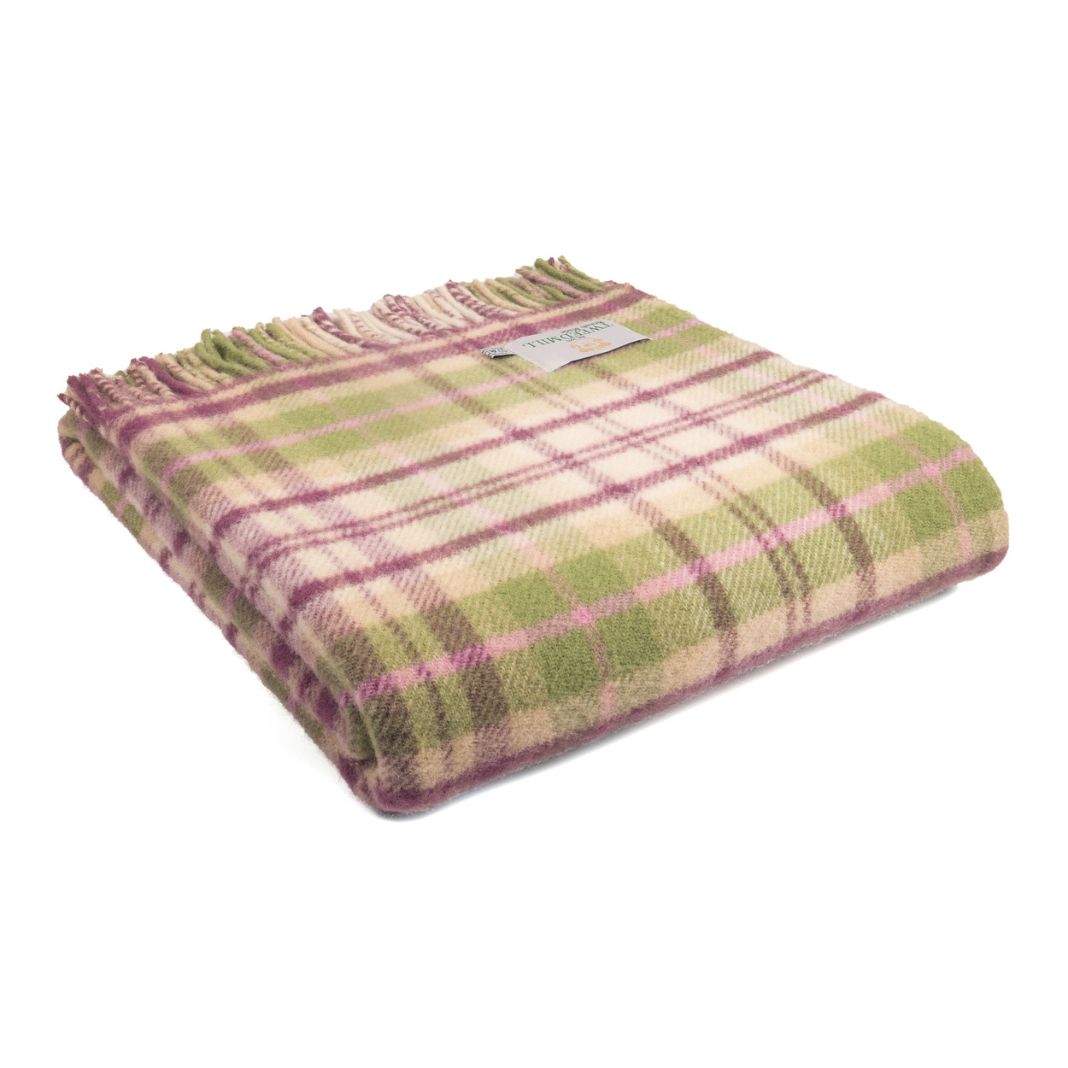 Tweedmill | Check Throw Cottage Pink
