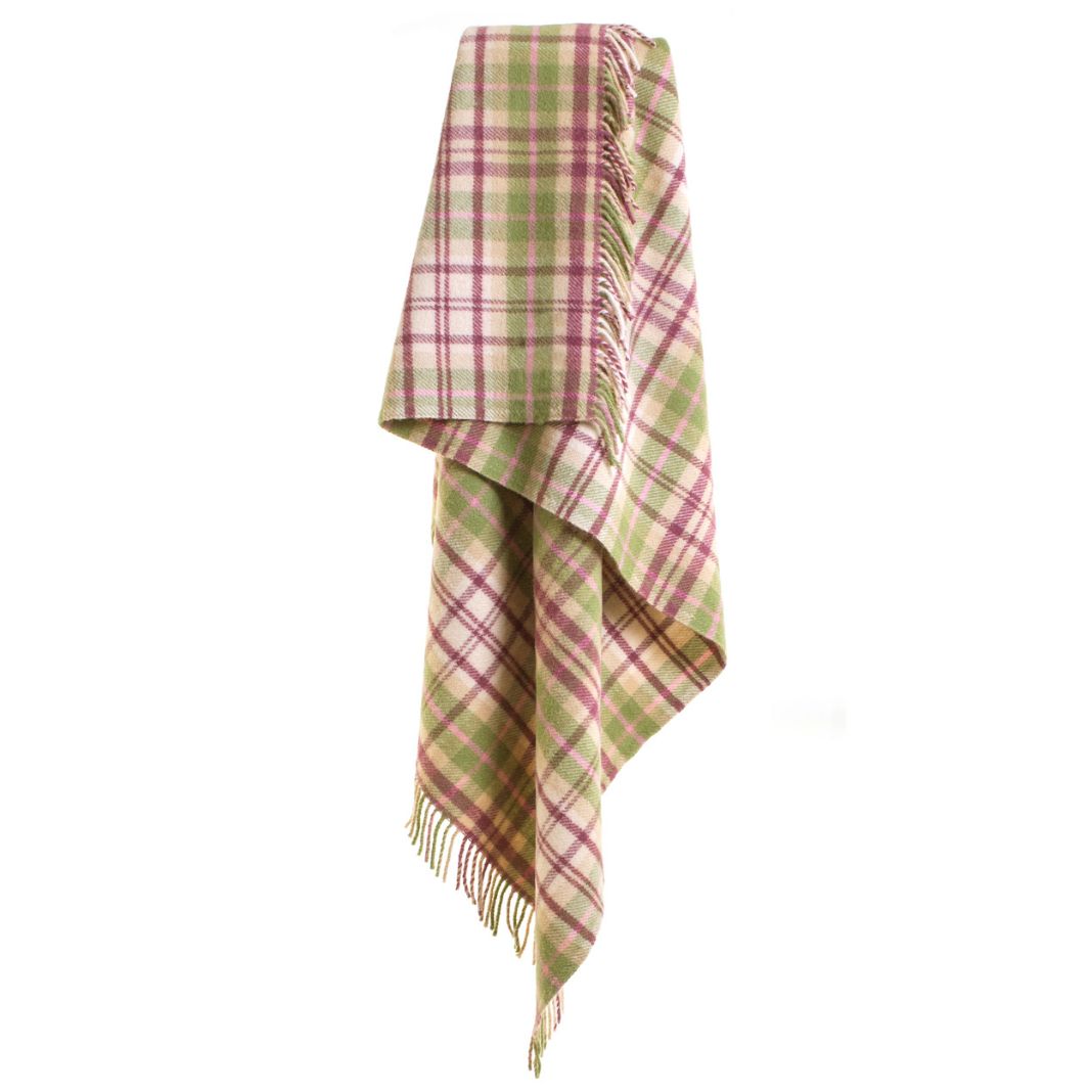 Tweedmill | Check Throw Cottage Pink