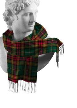 Irish County Tartan Lambswool Scarves