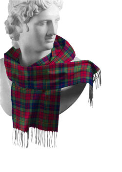 Irish County Tartan Lambswool Scarves