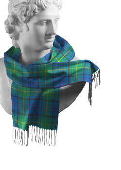 Irish County Tartan Lambswool Scarves