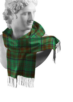 Irish County Tartan Lambswool Scarves