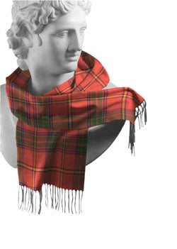Irish County Tartan Lambswool Scarves