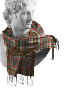 Irish County Tartan Lambswool Scarves
