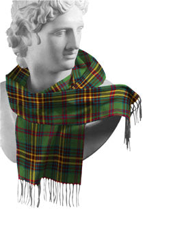 Irish County Tartan Lambswool Scarves