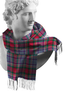 Irish County Tartan Lambswool Scarves
