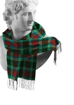 Irish County Tartan Lambswool Scarves