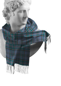 Irish County Tartan Lambswool Scarves