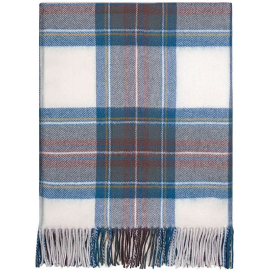 Lochcarron | Tartan Lambswool Blanket - Stewart Blue Dress