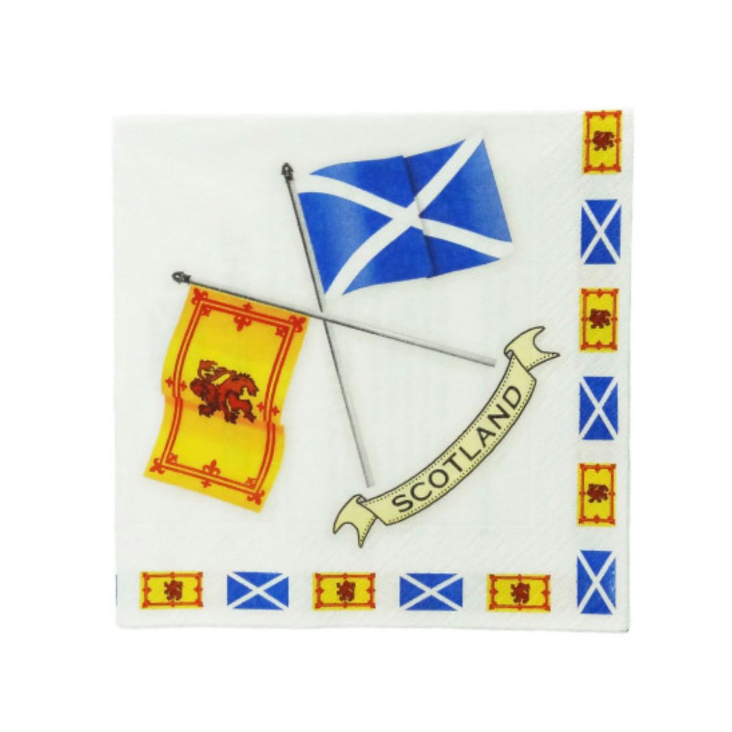 Scottish Flags Napkins | Lunch Size