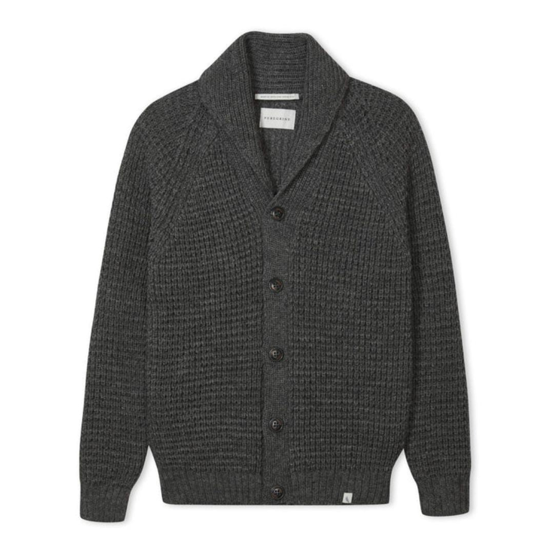 Peregrine | Shawl Collar Cardigan - Nimbus