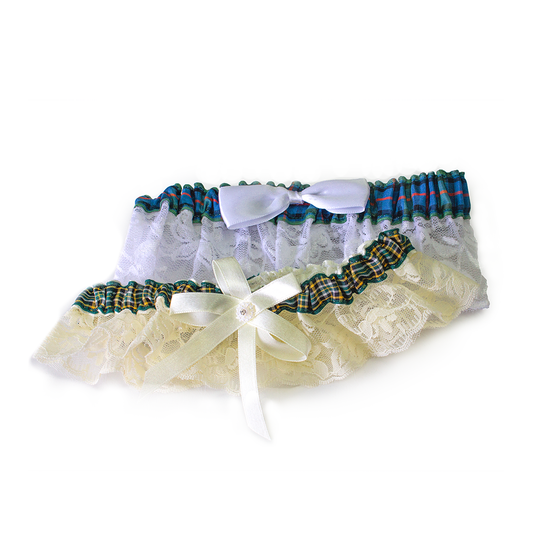 Tartan Wedding Garters | Starting From $39.95