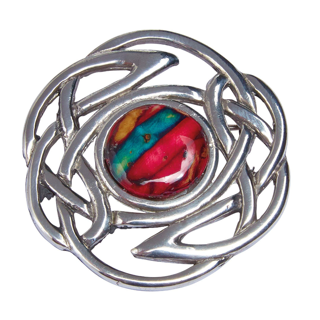 Heathergems Celtic Knot Brooch | The Scottish Company | Toronto