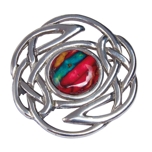 Heathergems Celtic Knot Brooch | The Scottish Company | Toronto