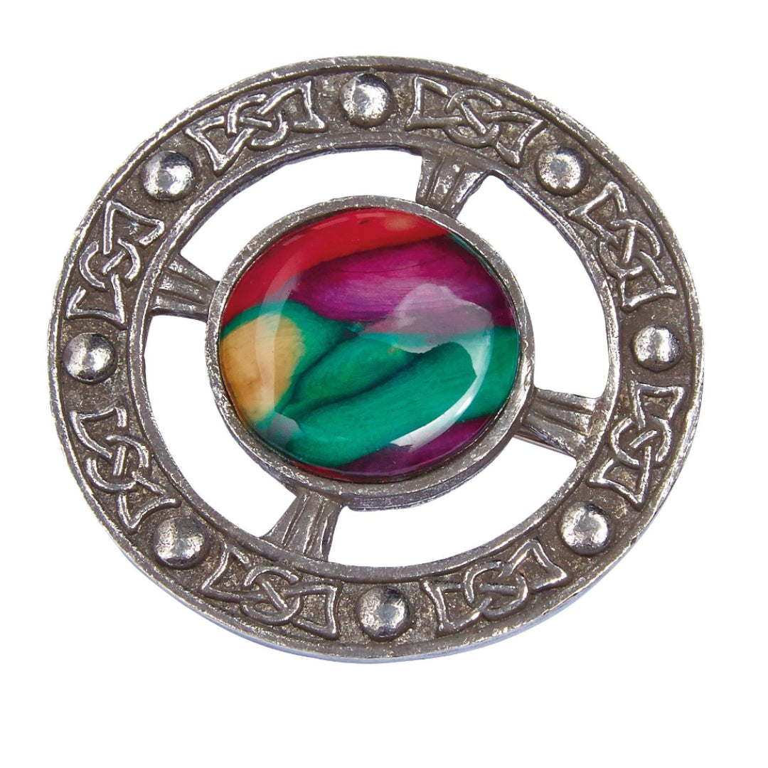 Heathergems Celtic Pewter Brooch | The Scottish Company | Toronto