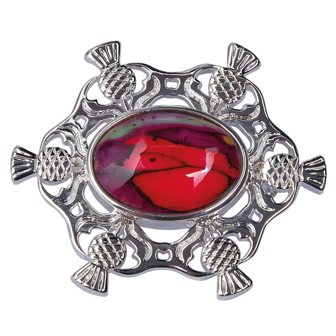 Heathergems Thistle Brooch | The Scottish Company | Toronto