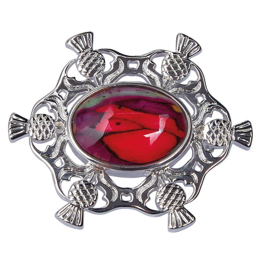 Heathergems Thistle Brooch | The Scottish Company | Toronto
