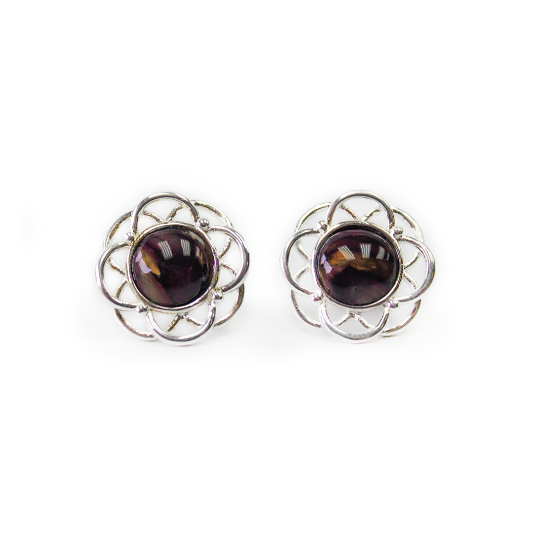 Heathergems Mor Stud Earrings | The Scottish Company | Toronto