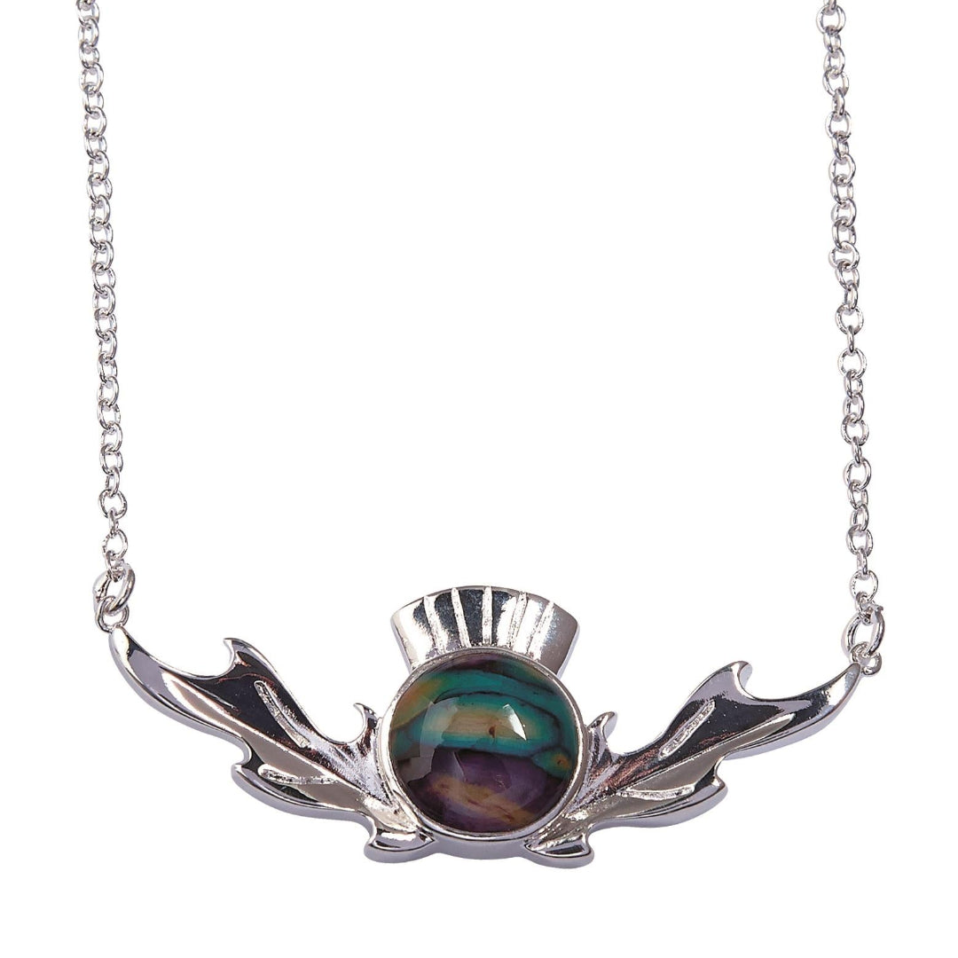 Thistle Heathergem Necklace | The Scottish Company | Toronto