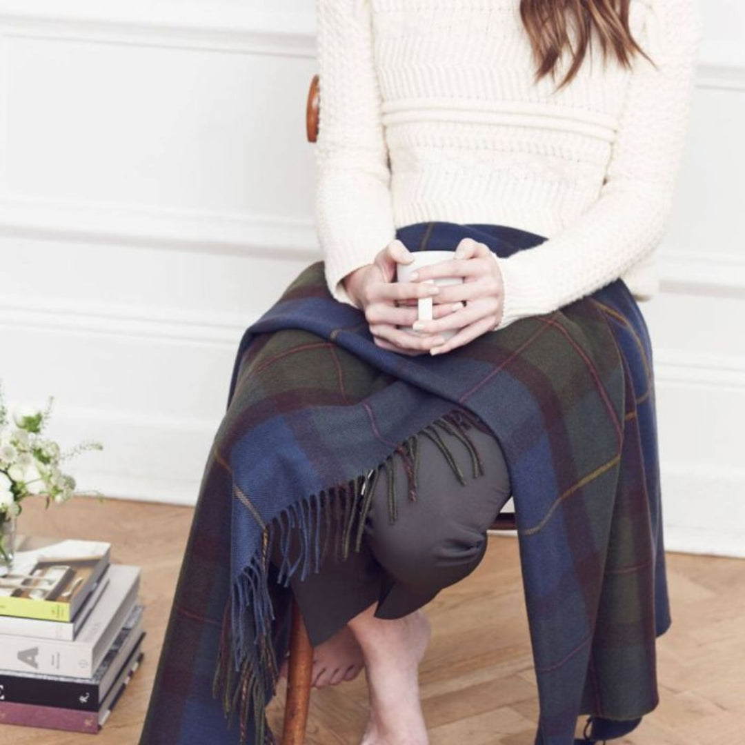 Lochcarron | Tartan Lambswool Blanket - MacLeod of Harris Antique