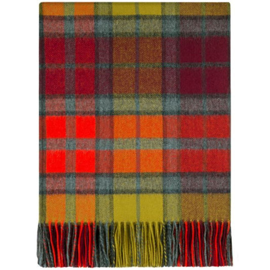 Lochcarron | Tartan Lambswool Blanket - Buchanan Berry