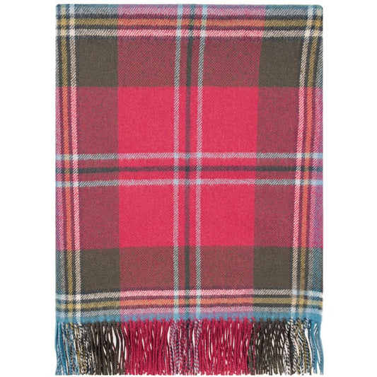Lochcarron | Tartan Lambswool Blanket - MacLean of Duart Weathered
