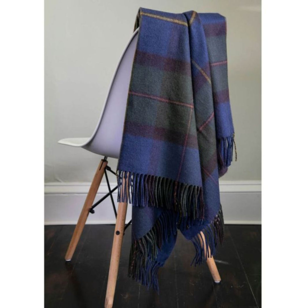 Lochcarron | Tartan Lambswool Blanket - MacLeod of Harris Antique